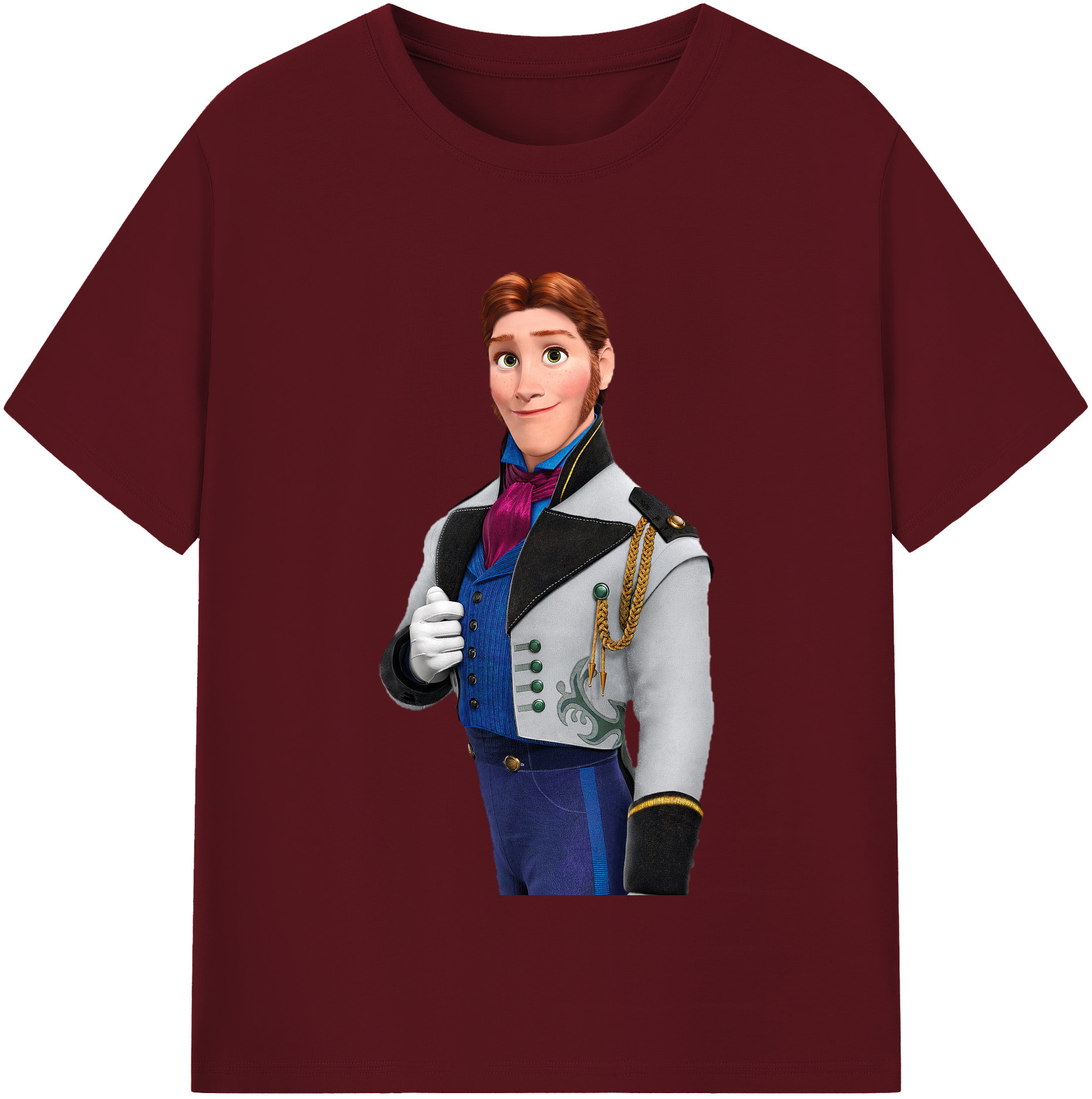 （画像用） アナと雪の女王 アンナ エルサ Frozen Anna Elsa 綿100％半袖Tシャツ（フロントプリント）